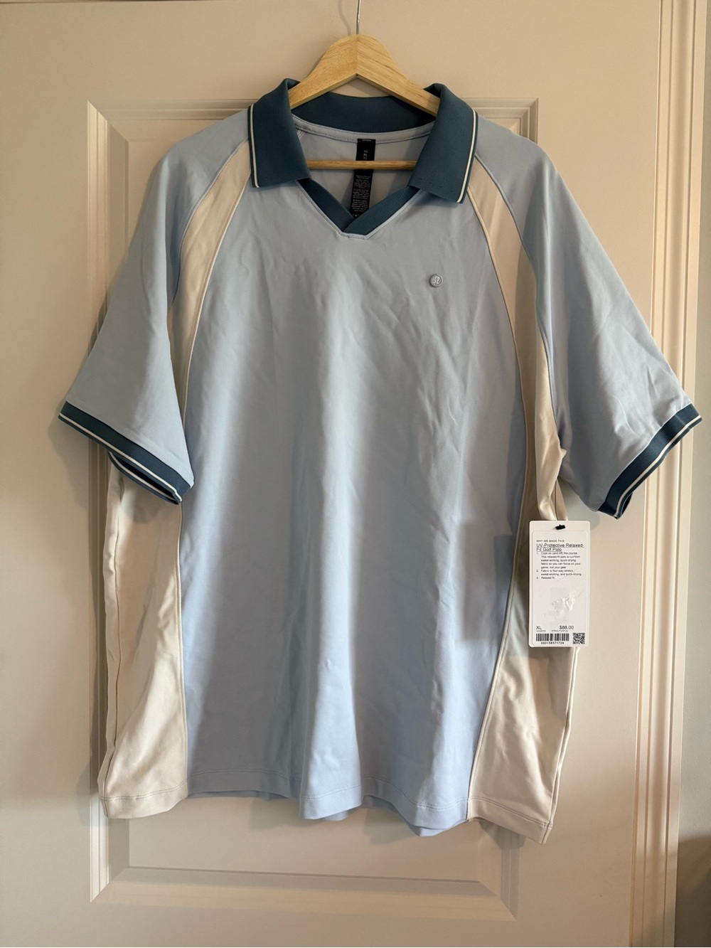 Lululemon Men’s UV-Protective Relaxed-Fit Golf Polo Shirt Size XL New